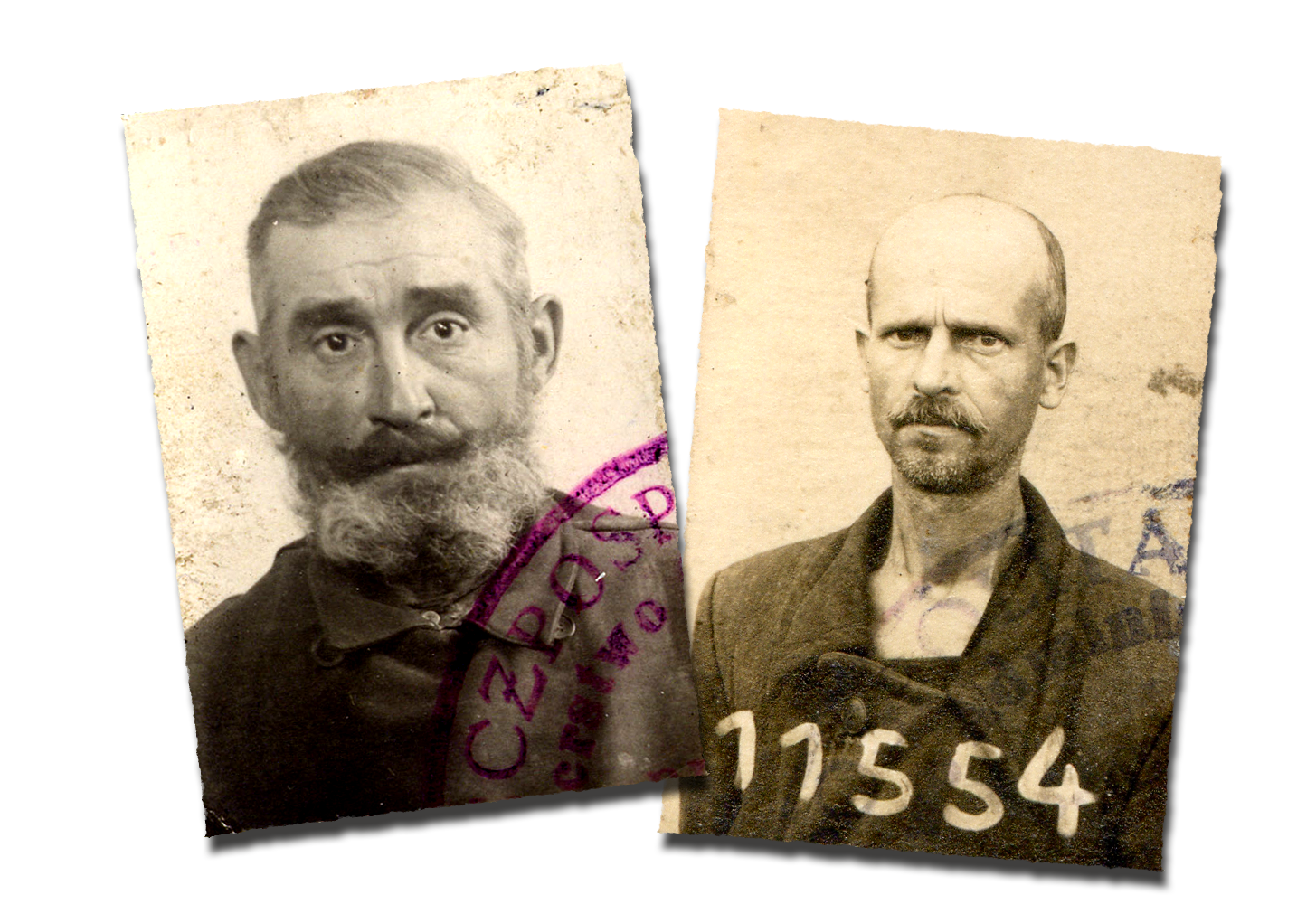 Historyczne zdjęcia więźniów