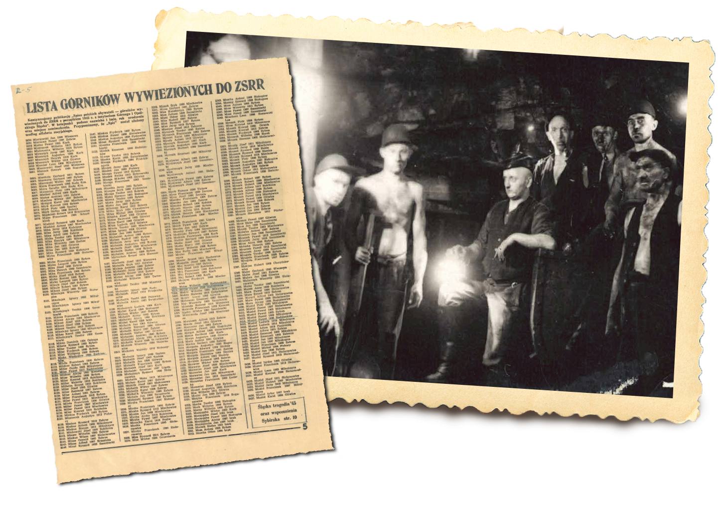 Deportacje Ślązaków - historyczne zdjęcie